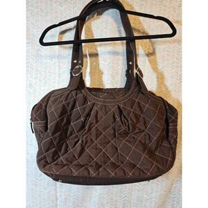 Vera Bradley ESPRESSO MICROFIBER "OH BABY" Diaper Bag